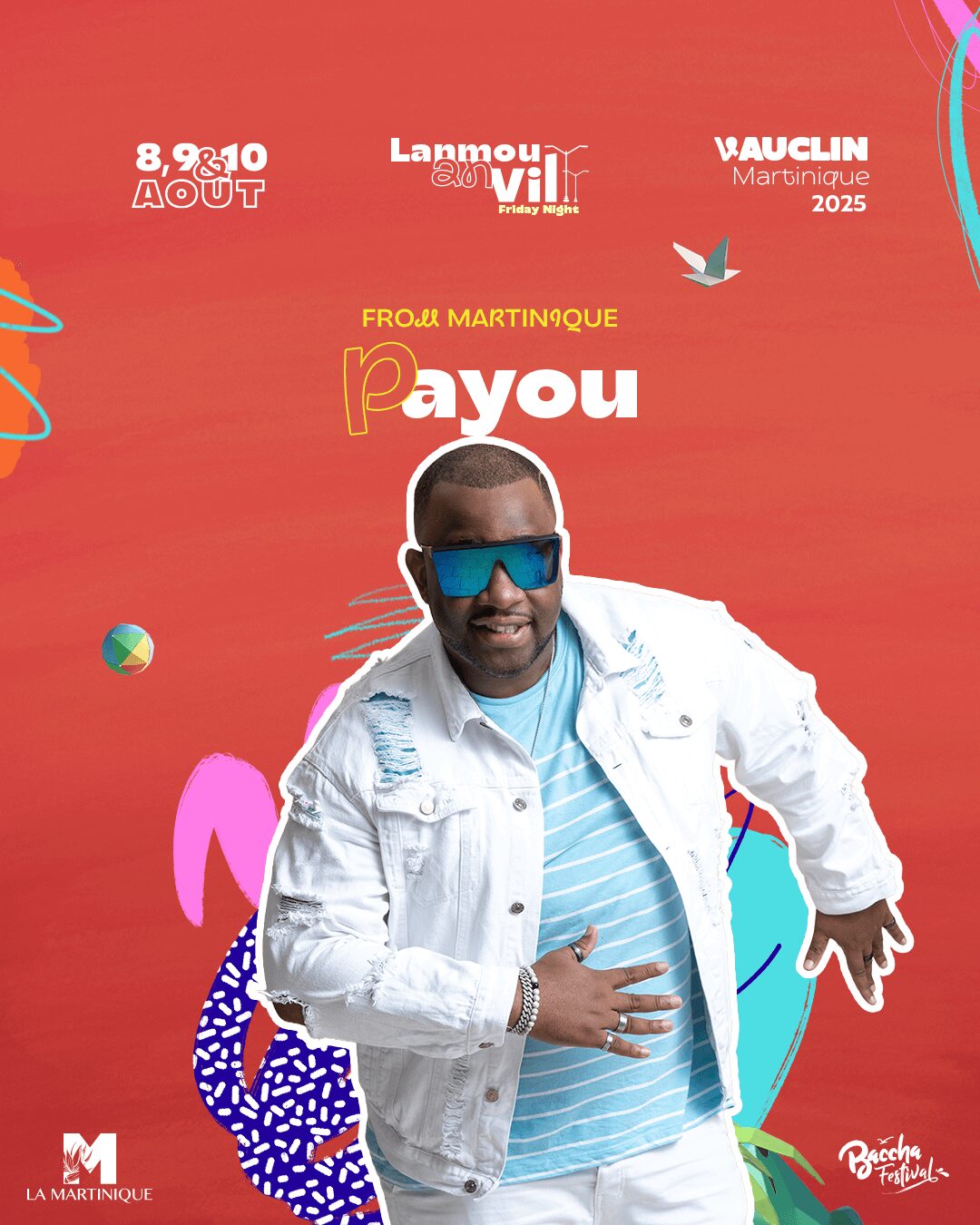 DJ PAYOU - Baccha Festival 2025 | 08, 09 & 10 Août - Vauclin, Martinique