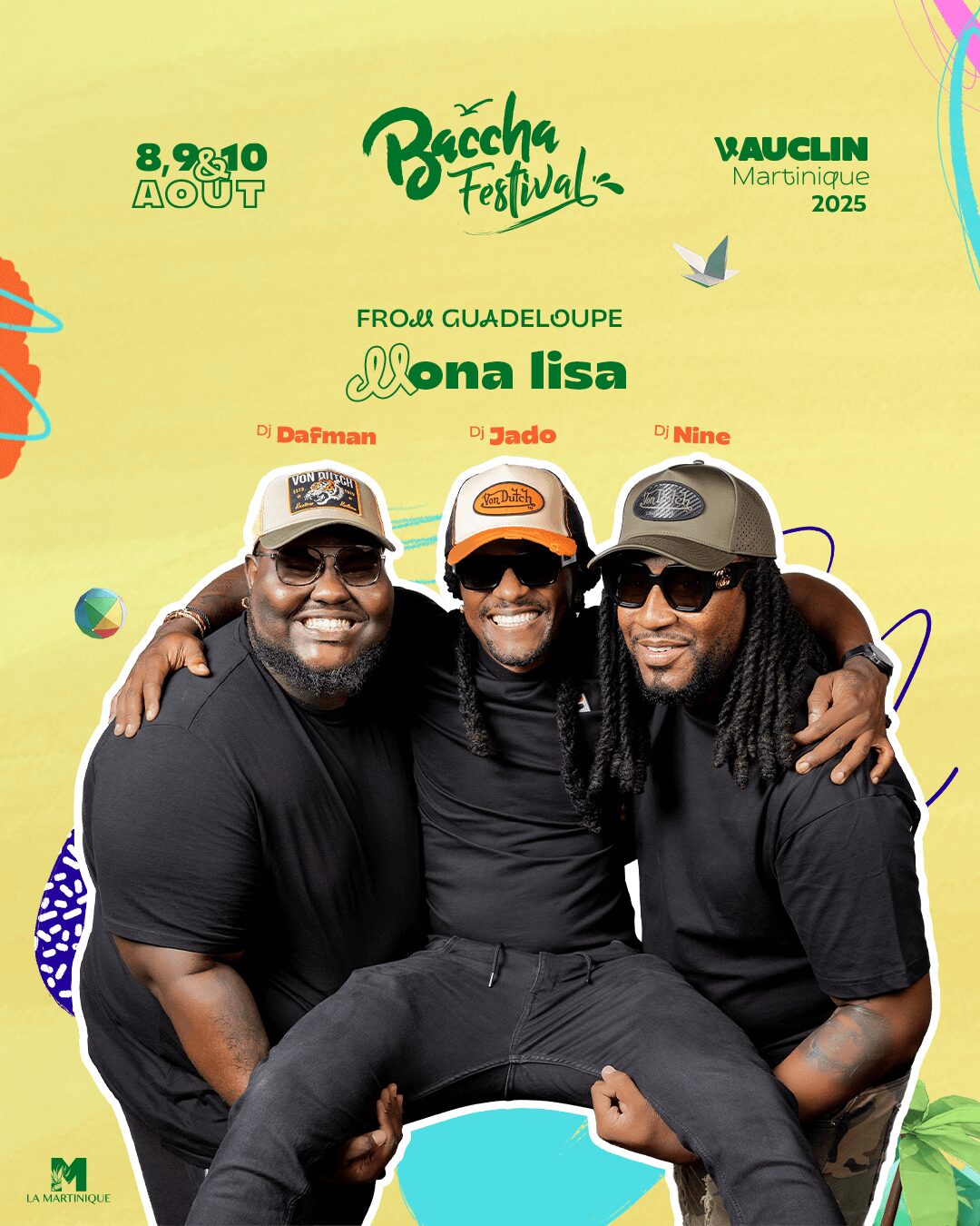 HOLLYWOOD HP & EZRA - Baccha Festival 2025 | 08, 09 & 10 Août - Vauclin, Martinique